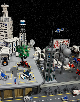 Illustration for article titled That's How You Build An Outer Space LEGO Colony